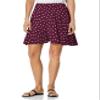 Star Vixen Women's Petite Full Short Ponte Knit Skater Skirt view 1