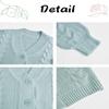 Apbondy Girls Cable Knit Cardigans Button Down Long Sleeve Chunky Sweater Outerwear Mint Green view 4