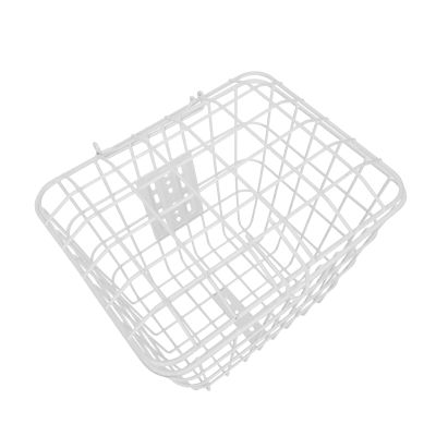 Cabilock Decorative Wire Basket Bike Storage Basket Pantry Gadget Gadget Holder Easy Assembly Lightweight Bike
