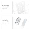 Cabilock Decorative Wire Basket Bike Storage Basket Pantry Gadget Gadget Holder Easy Assembly Lightweight Bike view 3