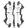 AMEYXGS Archery Compound Bows Kit M3 Draw Weight 10-30 lbs IBO 260fps Youth Bow Set with Accessories - Right Handed (Black Bow) view 2