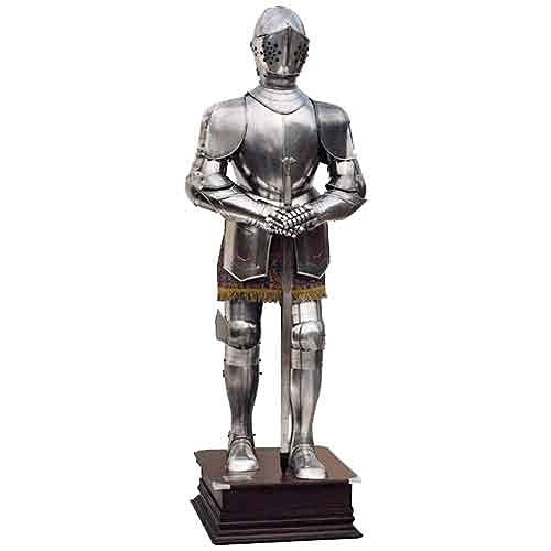 ARTIZANSTORE Medieval Steel 16th Century Full Suit of Armor Costume