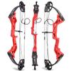 AMEYXGS Archery Compound Bows M3 Draw Weight 10-30 lbs IBO 260fps Youth Bow - Right Handed (Red Bow) view 2