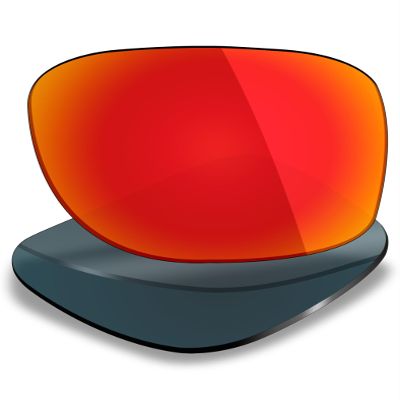 Mryok Polarized Replacement Lenses for Oakley Sylas OO9448 57mm Sunglasses, HD Polarized, UV Protection, Impact Resistant & Perfectly Fit - Fire Red