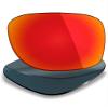 Mryok Polarized Replacement Lenses for Oakley Sylas OO9448 57mm Sunglasses, HD Polarized, UV Protection, Impact Resistant & Perfectly Fit - Fire Red view 1