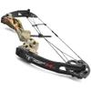 AMEYXGS Archery Compound Bows Kit M3 Draw Weight 10-30 lbs IBO 260fps Youth Bow Set with Accessories - Right Handed (Camo Bow) view 3