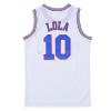 Youth Kids Basketball Jerseys #10 Lola Space Movie Jersey Shirts for Boys S-XL (White, Youth X-Small) view 3