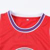 Youth Basketball Jersey Bugs #1 Space Movie Jersey Boys Sport Shirts (Red, Youth X-Large) view 3
