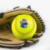 Personalized Yellow Softball Printed Gift, Custom Practice Softball Best Gift - Official Size- Use Your Photo or Logo Softball Birthday Gift Holiday Present for The Best Dad or Family view 3