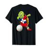 Dabbing Turtle Dominican Republic Volleyball Fan Jersey Flag T-Shirt view 1