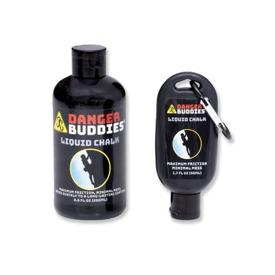 Danger Buddies Liquid Sports Hand Chalk Refill in Travel Bottle for Maximum Grip in All Fitness Sports Like Climbing, Weightlifting & Crossfit. Optimized for Training All Climbing Grips. (250/50mL)