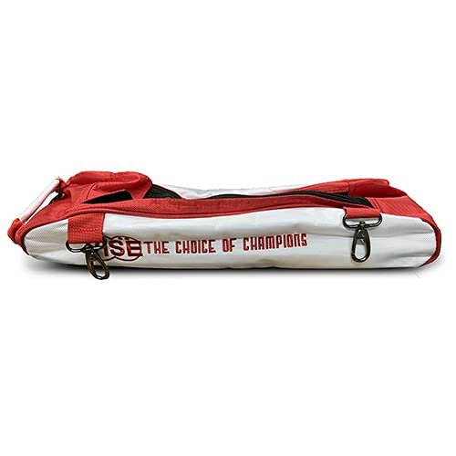 Vise Shoe Bag Add On 3 Ball Roller Bowling Bags - White/Red