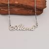 RONKAH Alexis Custom Personalized Name Necklace Pendant Necklace with Heart Customized Necklace Best Gift for Women Christmas Valentine's Day Mother's Day Birthday AG view 3