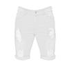 Maryia Men's Ripped Jean Shorts Casual Slim Fit Stretch Regular Straight-Fit Taper Inseam Cut-Off Denim Short view 4