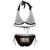 BAIKUTOUAN Retro Bigfoot Sasquatch Bikini Sets for Women Two Piece Swimsuit Sexy view 2