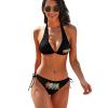 BAIKUTOUAN Retro Bigfoot Sasquatch Bikini Sets for Women Two Piece Swimsuit Sexy view 3