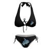 BAIKUTOUAN Smirk Shark Bikini Sets for Women Two Piece Swimsuit Sexy view 1