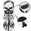 Fanjin Tactical Mask Skull Full Face Masks, Airsoft Mask, for Halloween Cosplay Party CS Survival Games Shooting view 3