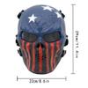 Fanjin Tactical Mask Skull Full Face Masks, Airsoft Mask, for Halloween Cosplay Party CS Survival Games Shooting view 2