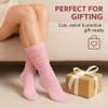 AWS/American Made Scrunch Knee High Slouchy Socks 3 Pairs Shoe Size 5 to 10 (Pink) view 3