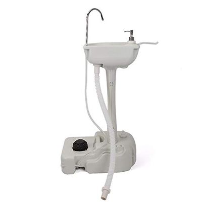 HopeHope Functional Wash Station Simple Hand Wash Station with Stand Camping Sink with Tank for Wastewater Great for Backyard Gatherings