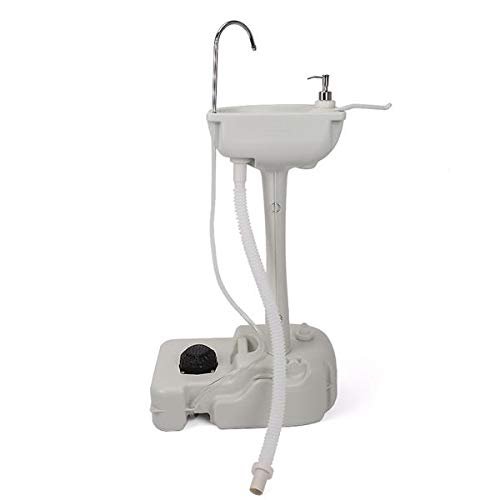 HopeHope Functional Wash Station Simple Hand Wash Station with Stand Camping Sink with Tank for Wastewater Great for Backyard Gatherings