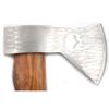 Hand Forged Viking Bearded Axe  1075 High Carbon Steel, Handmade Medieval Style Camping & Hunting Axe with Ash Wood Handle and Leather Sheath (P-Skull) view 3