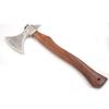 Hand Forged Viking Bearded Axe  1075 High Carbon Steel, Handmade Medieval Style Camping & Hunting Axe with Ash Wood Handle and Leather Sheath (Flag) view 1