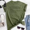 Abibliophobia A Fear of Running Out of Books Shirt, Unisex Women's Men's Tee, Book Lover Shirt, Reading Tee, Heather Military Green, Large view 2