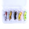 LURESMEOW 5pcs Cricket/Grasshopper Crankbait Bionic Mini Hard Baits Topwater Lures for Freshwater and Saltwater, Trout Bass Fishing (1.77in/0.14oz/5pcs) view 2