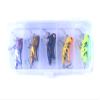 LURESMEOW 5pcs Cricket/Grasshopper Crankbait Bionic Mini Hard Baits Topwater Lures for Freshwater and Saltwater, Trout Bass Fishing (1.77in/0.14oz/5pcs) view 3