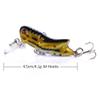 LURESMEOW 5pcs Cricket/Grasshopper Crankbait Bionic Mini Hard Baits Topwater Lures for Freshwater and Saltwater, Trout Bass Fishing (1.77in/0.14oz/5pcs) view 4