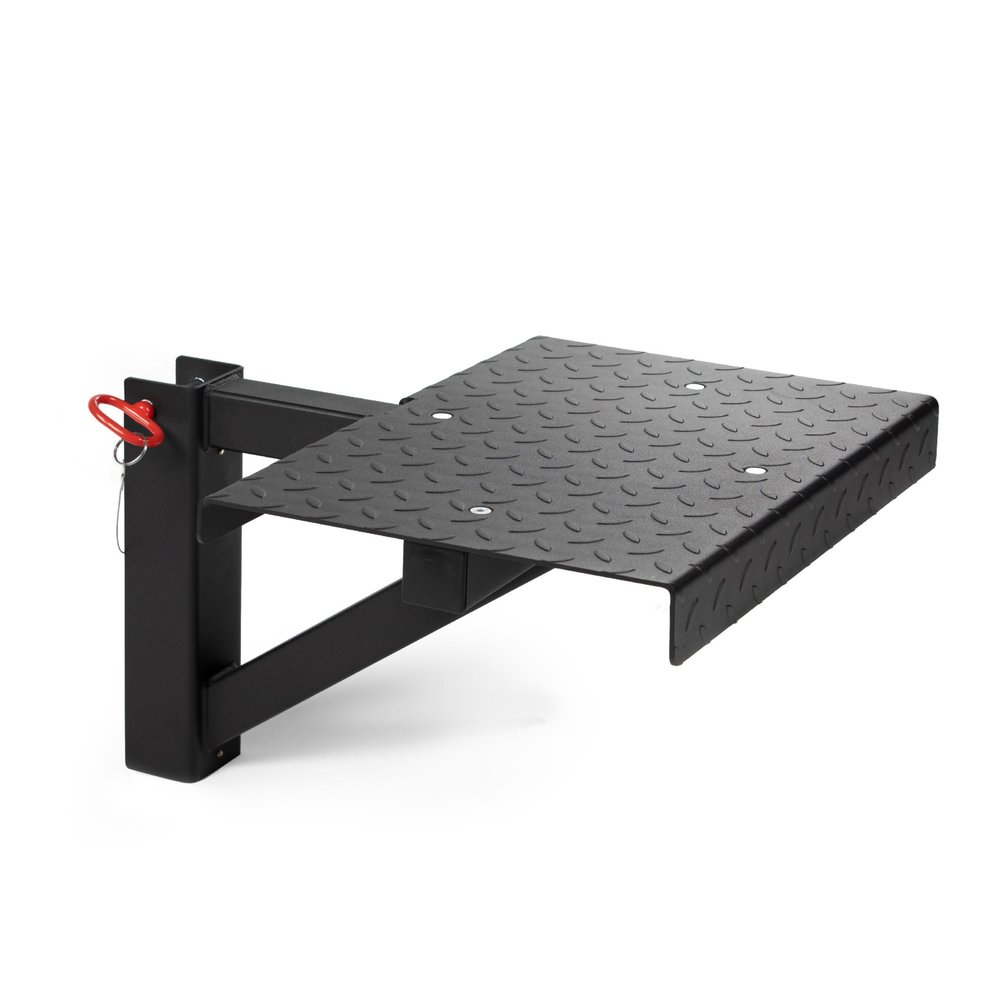 Titan Fitness X-3 Series Rack Mounted Step-Up Platform, 22" x 15" Diamond Plate Platform