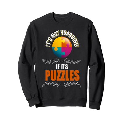 Puzzle Shirt Jigsaw Puzzle Lover Puzzleologist Puzzling Sweatshirt