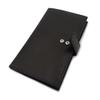 ag wallets Genuine Leather Mens Long ID 19 Credit Card Security Wallet (RFID_BlackSnapClose) view 1