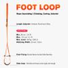 GM CLIMBING Orange Foot Loop Ascender Sling Adjustable for Rope Ascending Climbing Arborist Caving Aid Climbing Gear SRT Rope Walking Frog Setup view 2