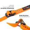 GM CLIMBING Orange Foot Loop Ascender Sling Adjustable for Rope Ascending Climbing Arborist Caving Aid Climbing Gear SRT Rope Walking Frog Setup view 3
