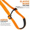 GM CLIMBING Orange Foot Loop Ascender Sling Adjustable for Rope Ascending Climbing Arborist Caving Aid Climbing Gear SRT Rope Walking Frog Setup view 4