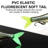 TRUSCEND Fishing Lures for Bass, Glide Baits with Vertical Tongue Design, Segmented Swimbaits Fishing Lures for Saltwater Freshwater, Slow Sinking Plugs Lures for Bass Walleye Trout Pike Musky view 4