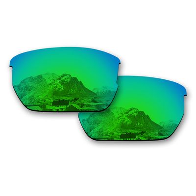 Puzzley Mirror Polarized Replacement Lenses for Wiley X Valor Sunglasses - Green Mirror Polarized