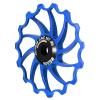 TUCKE Bicycle Ceramic Bearing Guide Wheel 14T/15T/16T Rear gear ratio AL-7050 CNC bike Rear chain wheel for mtb rod cycling accessories (Blue 15T) view 1
