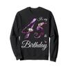 45 Year Old Shirt Floral 1978 It's My 45th Birthday Gift Sweatshirt view 1