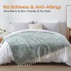 SE SOFTEXLY Organic Cotton Blanket Twin Size, Breathable Soft Blanket, Summer Throw Blanket for Couch Bed Sofa(59" x 60",Green) view 3
