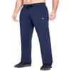 baleaf Men's Fleece Lined Pants Winter Athletic Workout Hiking Track Thermal Warm Open Bottom Sweatpants with Zipper Pockets Blue S view 1