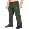 baleaf Mens Hiking Pants Waterproof Fleece Lined Pants with Zipper Pockets Open Bottom Sweats Athletic Track Thermal Warm Green M view 1