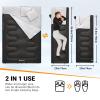 KingCamp Double Sleeping Bag 2 Person Sleeping Bags for Adults, Lightweight Backpacking 20 Degree Queen Size Sleeping Bag with Pillows for Couple Family Camping Hiking and Outdoors Waterproof,Black view 3
