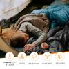 KingCamp Double Sleeping Bag 2 Person Sleeping Bags for Adults, Lightweight Backpacking 20 Degree Queen Size Sleeping Bag with Pillows for Couple Family Camping Hiking and Outdoors Waterproof,Black view 4
