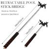 Skylety Retractable Billiard Cue Stick Bridge with Bridge Head, Snooker Set Billiard Pool Cue Accessory for Pool Table(Sponge Cover) view 3