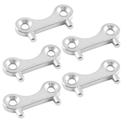 Jiozermi 5 Pcs Boat Gas Cap Key, Stainless Steel Deck Fill Plate Key, Boat Gas Key, Boat Gas Tank Key, Boat Fuel Cap Key, Marine Spare Key Replacement for Boat Yacht