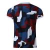 Maryia Classic Polo Shirts for Men Short Sleeve Zipper Casual Basic Twill Printed T-Shirts Workout Gym Golf Tee Tops, 5blue, Large view 4